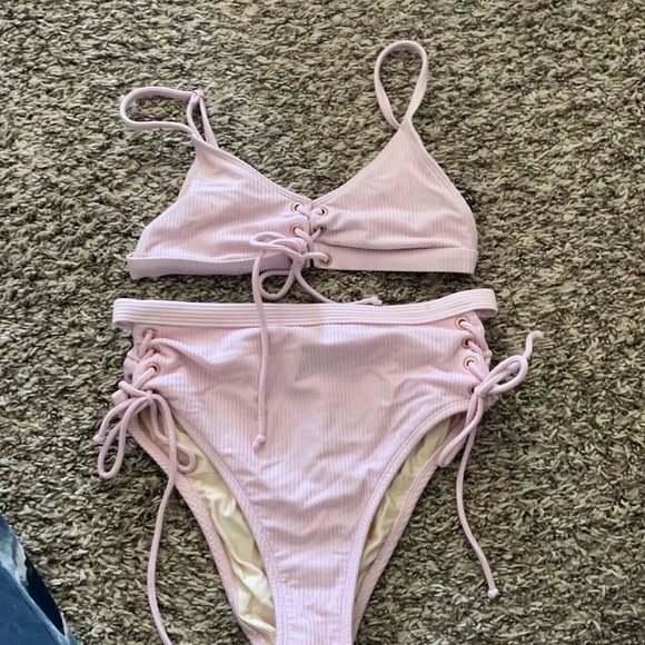 high waisted light pink bikini! - Picture 3 of 5
